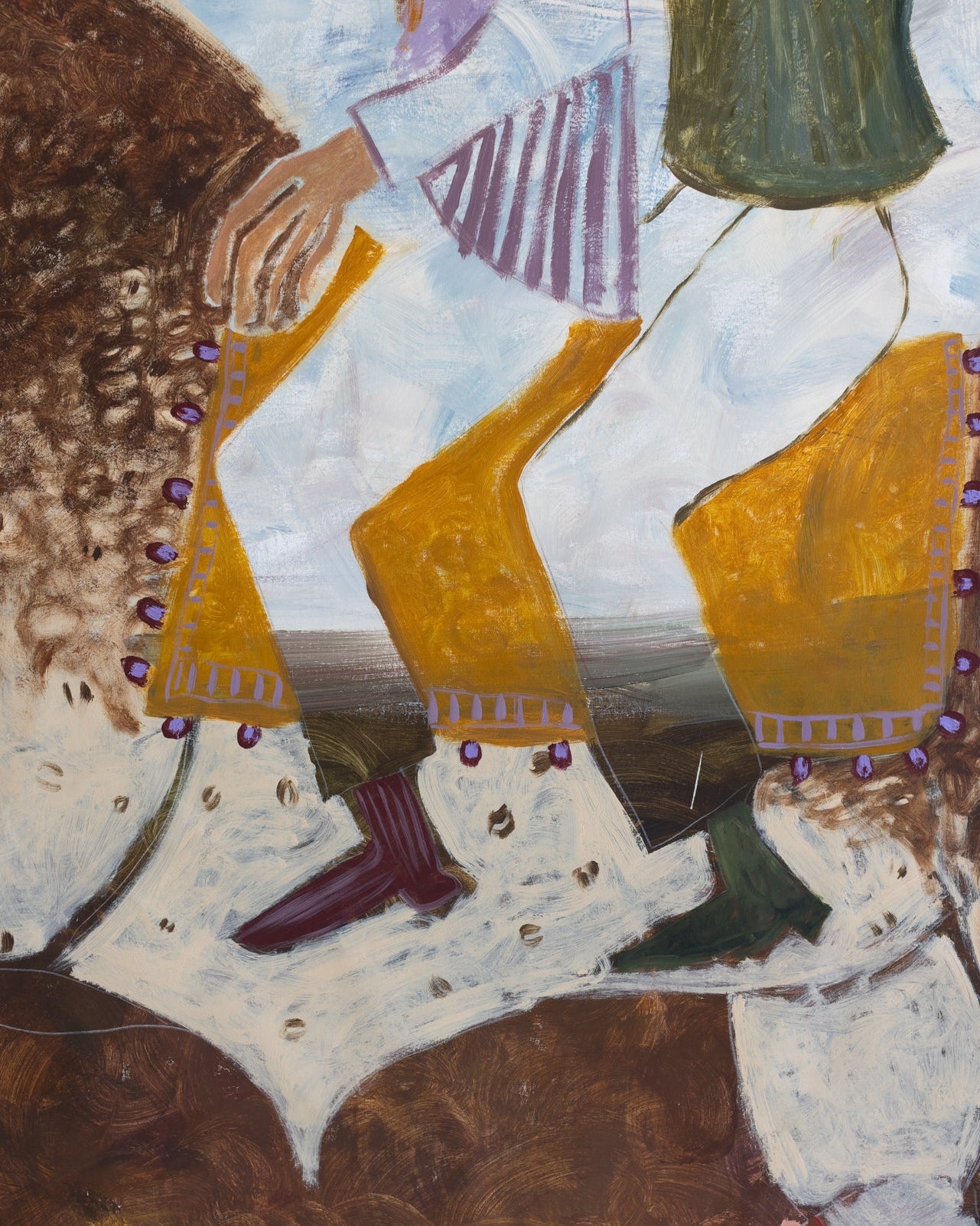 Original canvas artwork made with acrylic and oils. Warm, earthy tones.