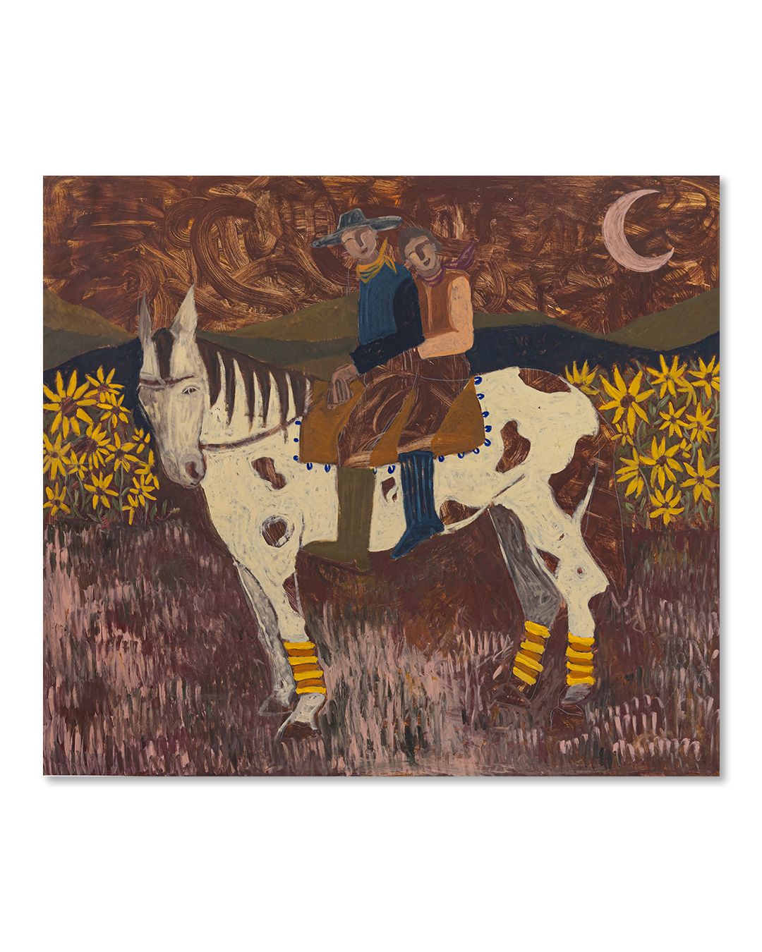 Meet Me in the Fields where the Sunflowers Grow Print