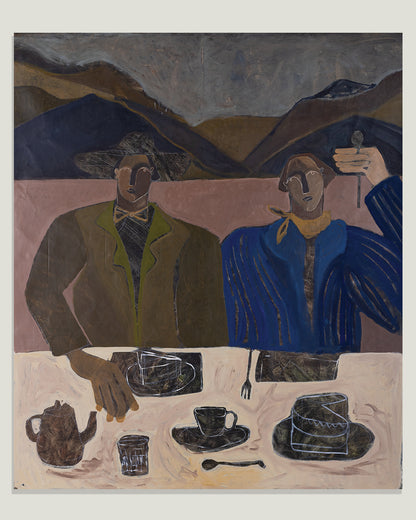 Desert Tea Party Print