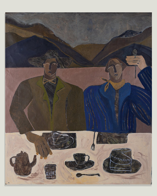 Desert Tea Party Print