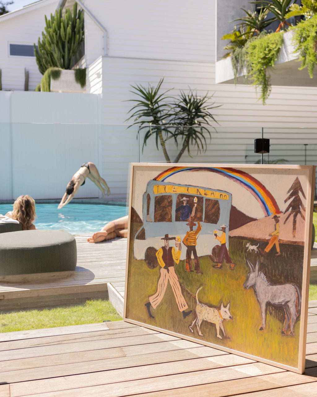 Rainbow Gelato Print