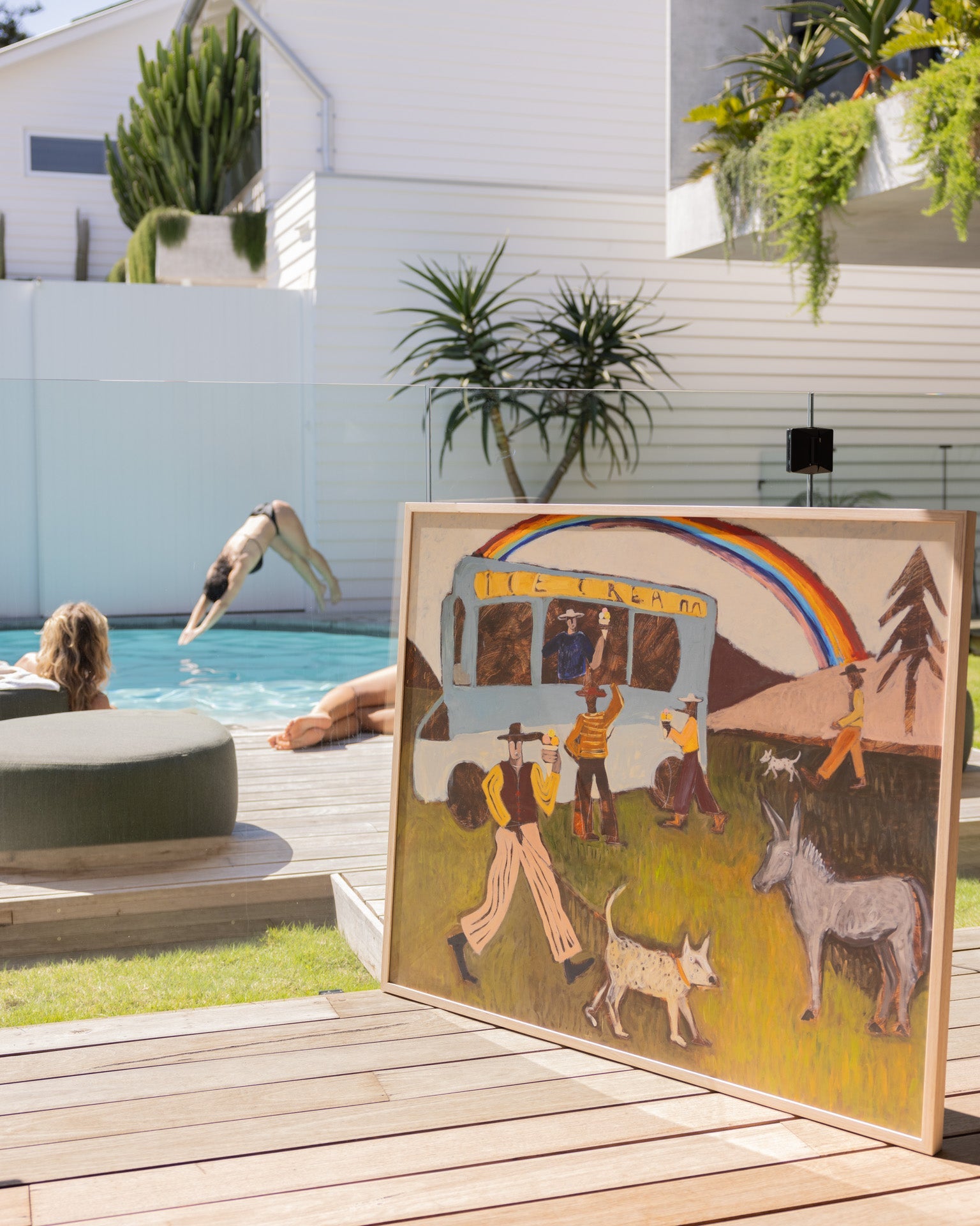 Rainbow Gelato Print