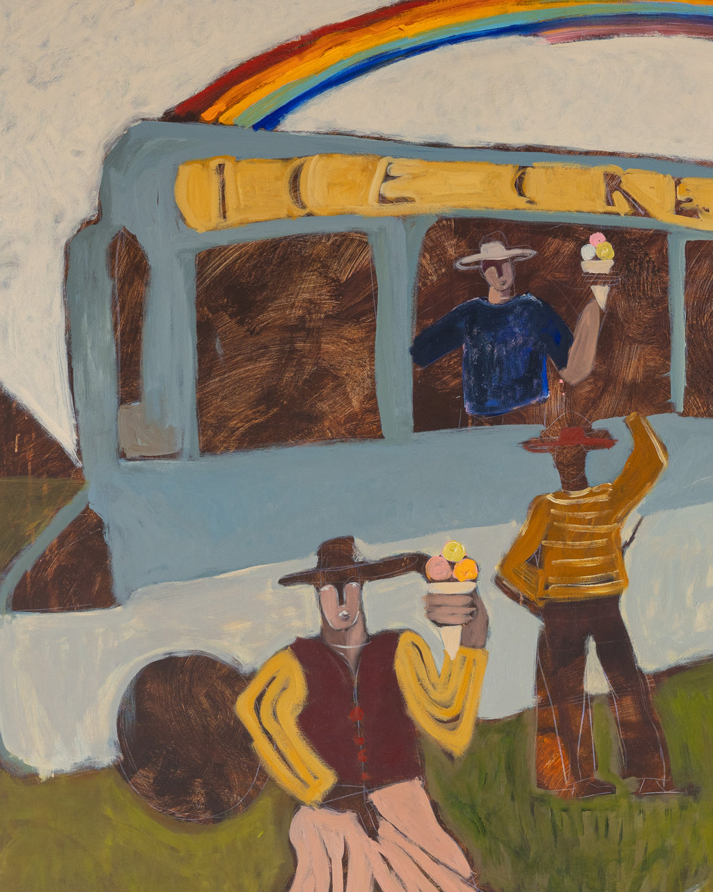 Rainbow Gelato Print