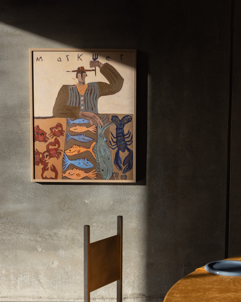 A Day at the Market Print