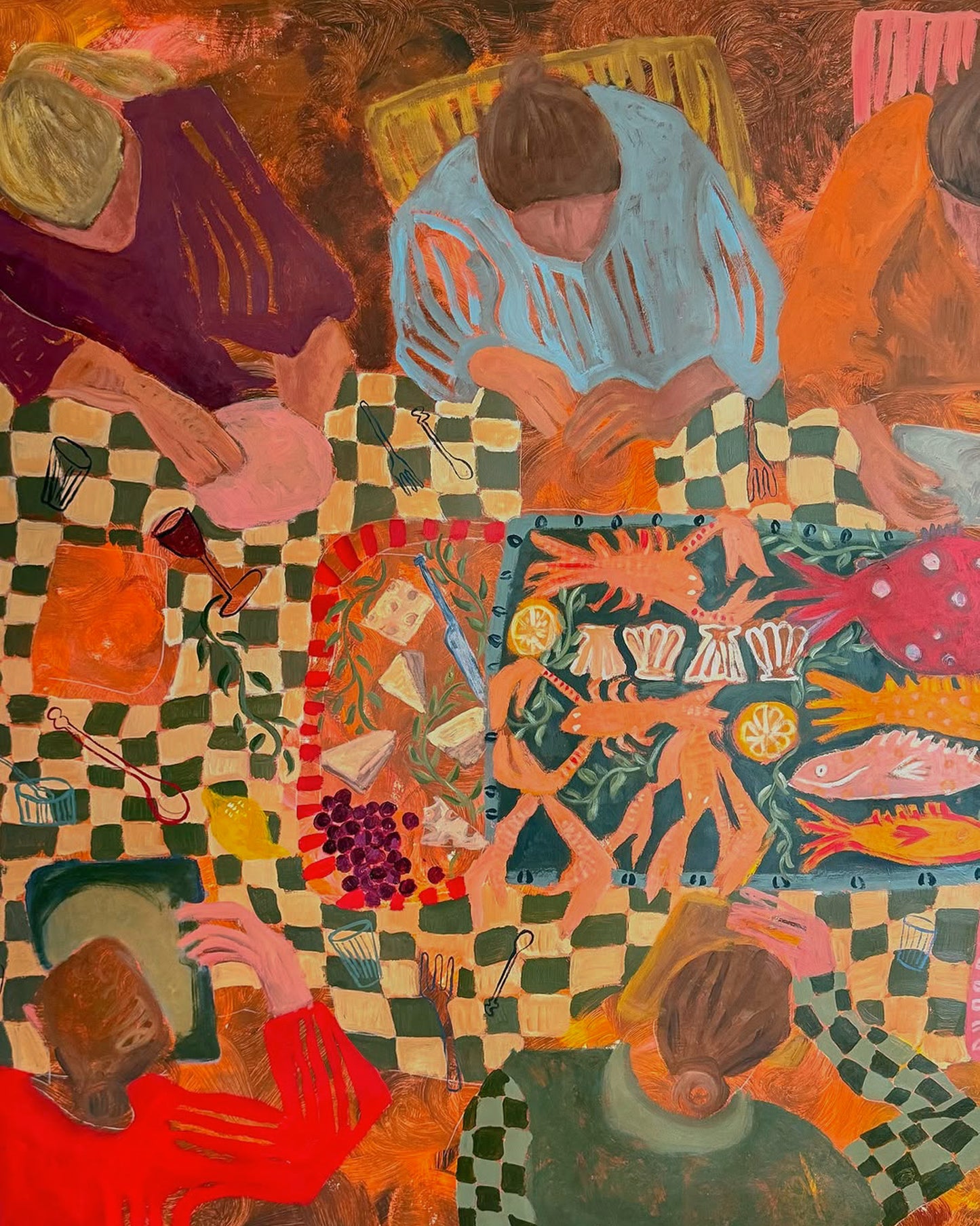 Seafood Feast Print