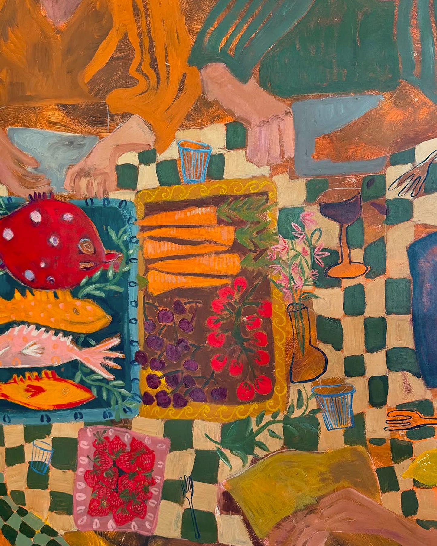 Seafood Feast Print