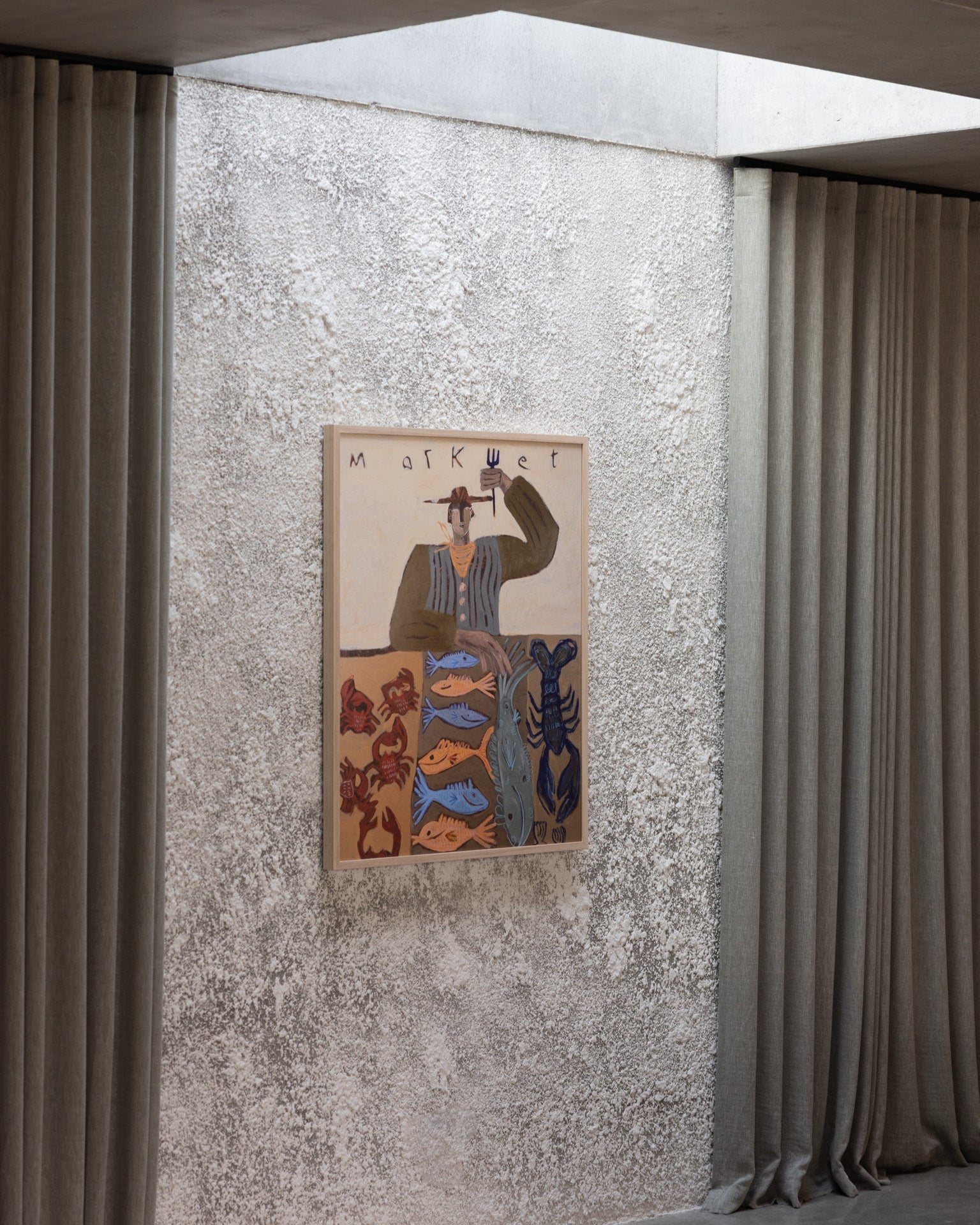 A Day at the Market Print