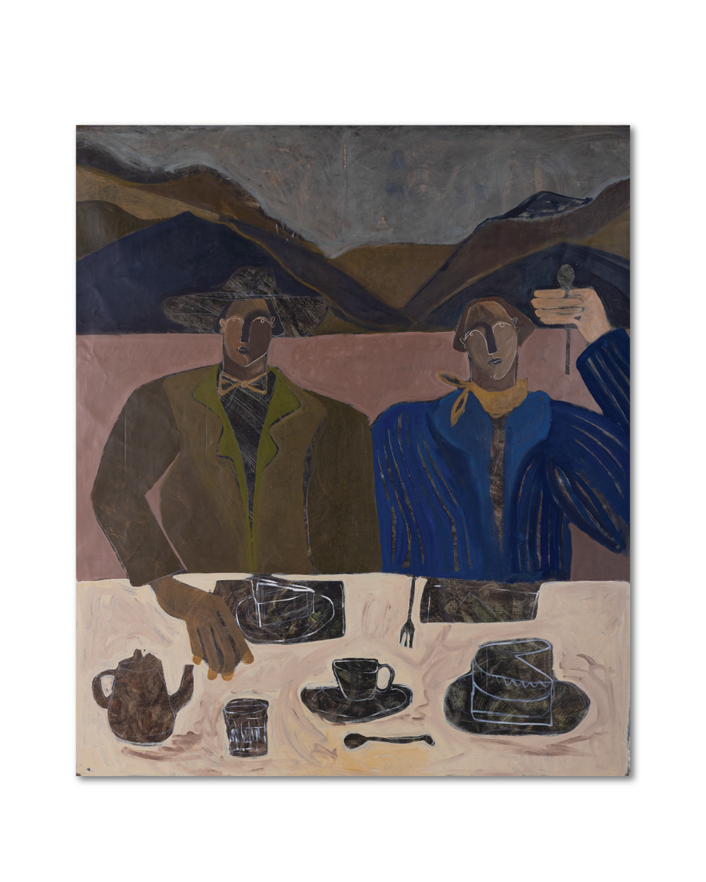 Desert Tea Party Print