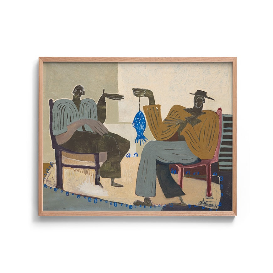 A Meeting with a Very Special Guest Print