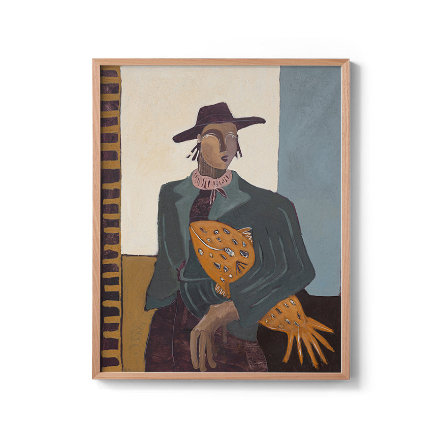 The finest fish in all of Saville row Print
