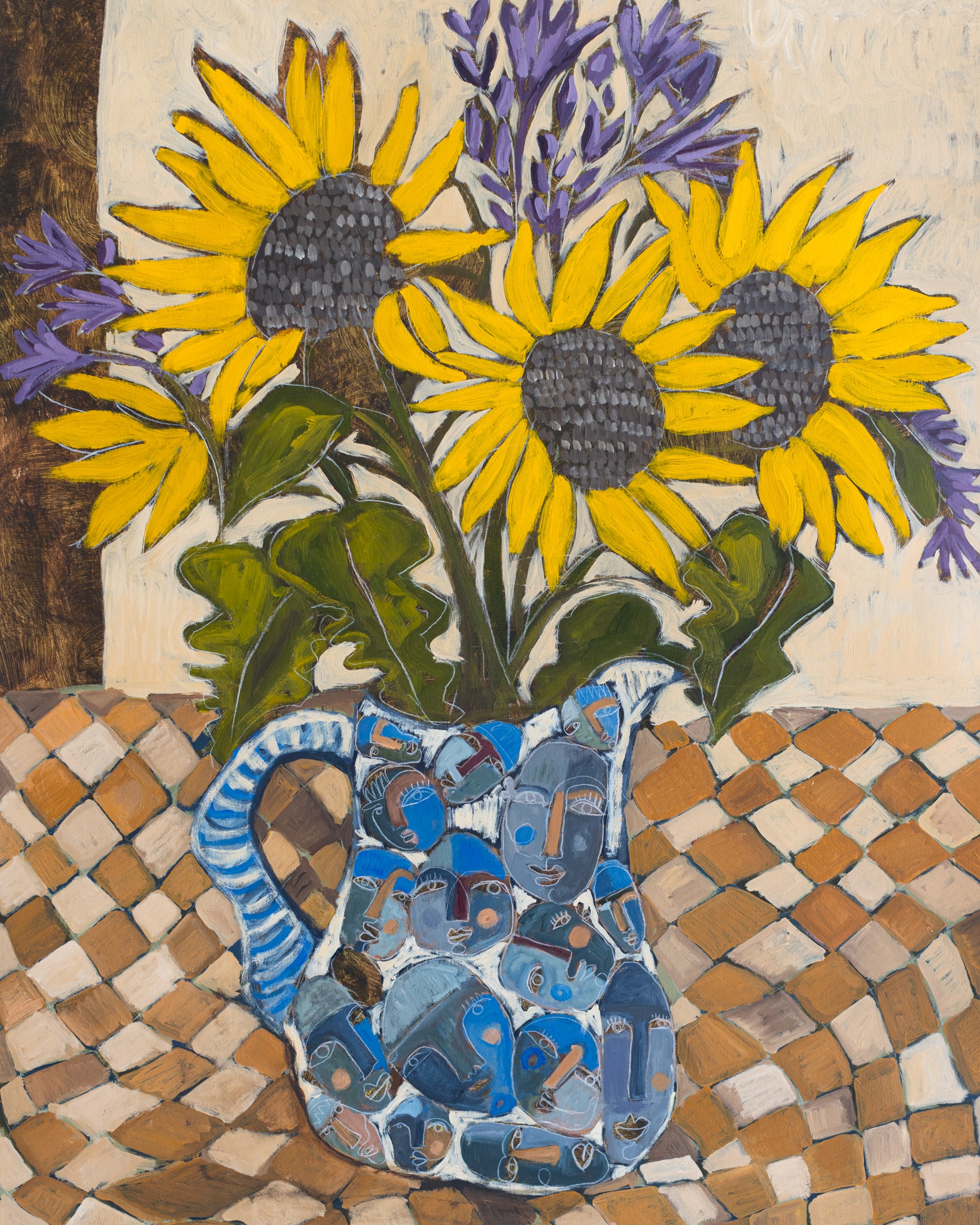 Mum's Sunflowers Print